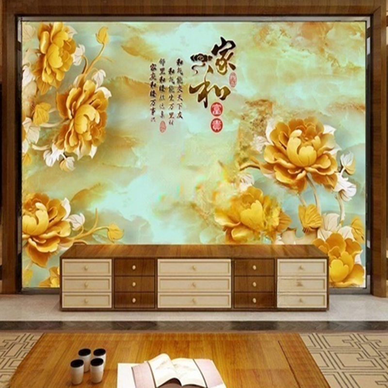 Interior Design With Wallpaper - Yeni Çin Tarzı Özel Duvar Kağıdı