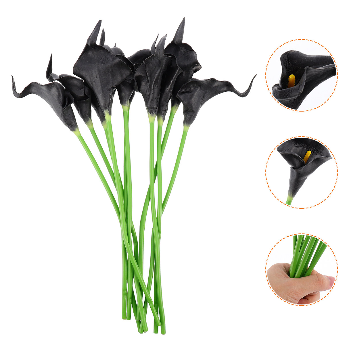 Interior Design Layout - 10 Adet Premium Yapay Calla Lily