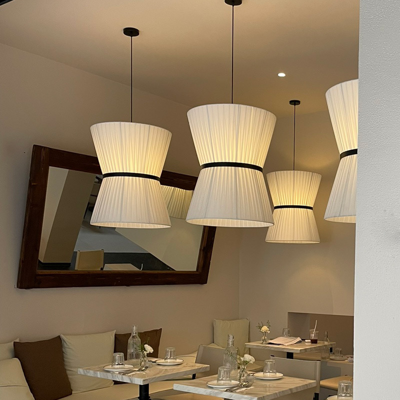 Interior Design Years - Modern Tasarımcı Minimalist Kumaş LED Sarkıt