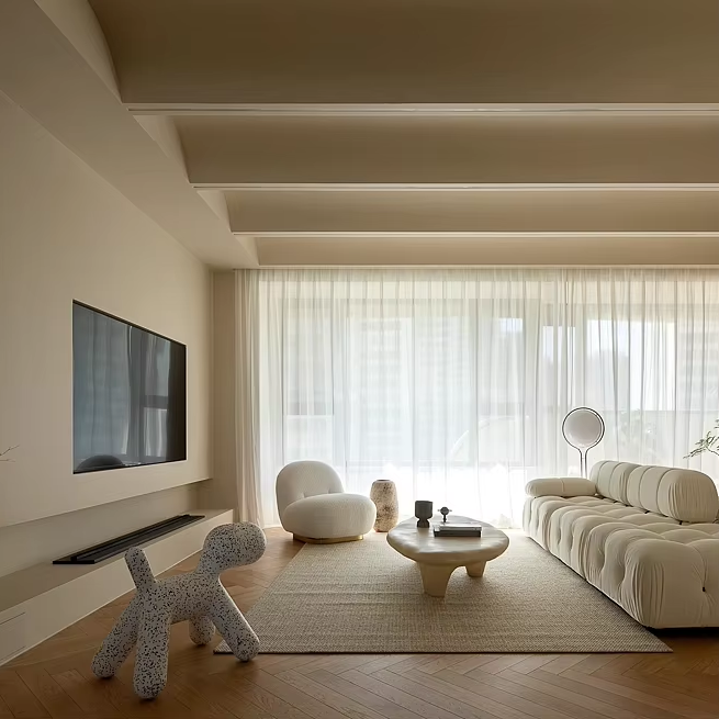 Interior Design Layout - Şanghay Fransız Tarzı İç Mekan Tasarımı