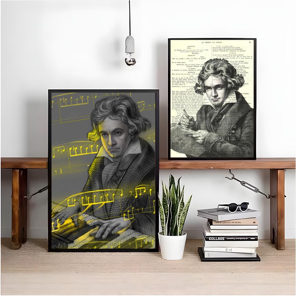 Klasik Müzik M-Mozart Posteri  - Interior Design With Wallpaper incelemesi ve fiyatı