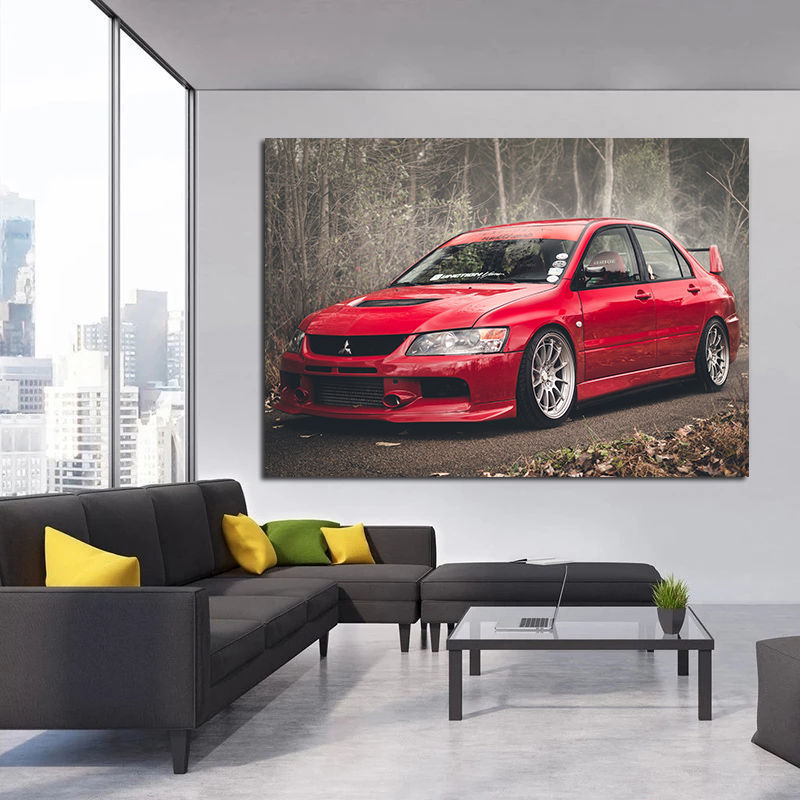 Supercar Posterler Lancer Evo  - Interior Design Sketch incelemesi ve fiyatı