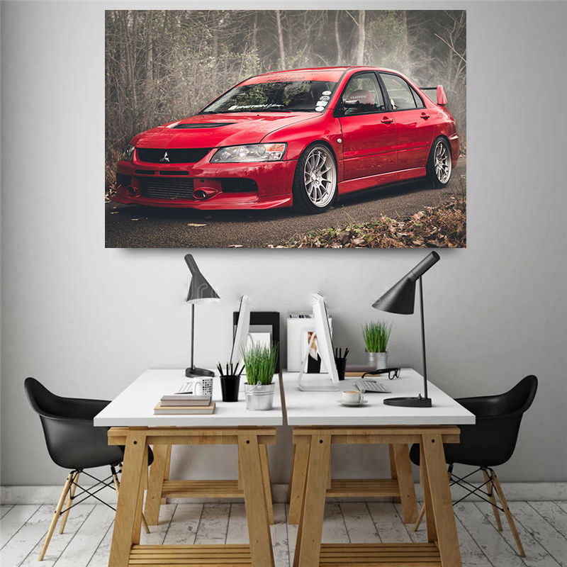 Supercar Posterler Lancer Evo  - Interior Design Sketch incelemesi ve fiyatı
