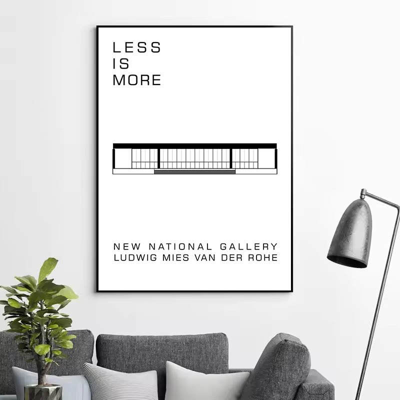 Klasik Farnsworth Evi Bauhaus  - Interior Design Layout incelemesi ve fiyatı