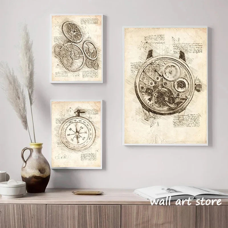 Vintage İzle Kroki Posteri Diş - Interior Design Sketch incelemesi ve fiyatı