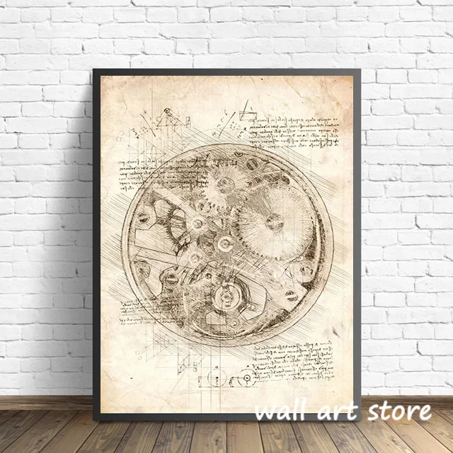 Vintage İzle Kroki Posteri Diş - Interior Design Sketch incelemesi ve fiyatı