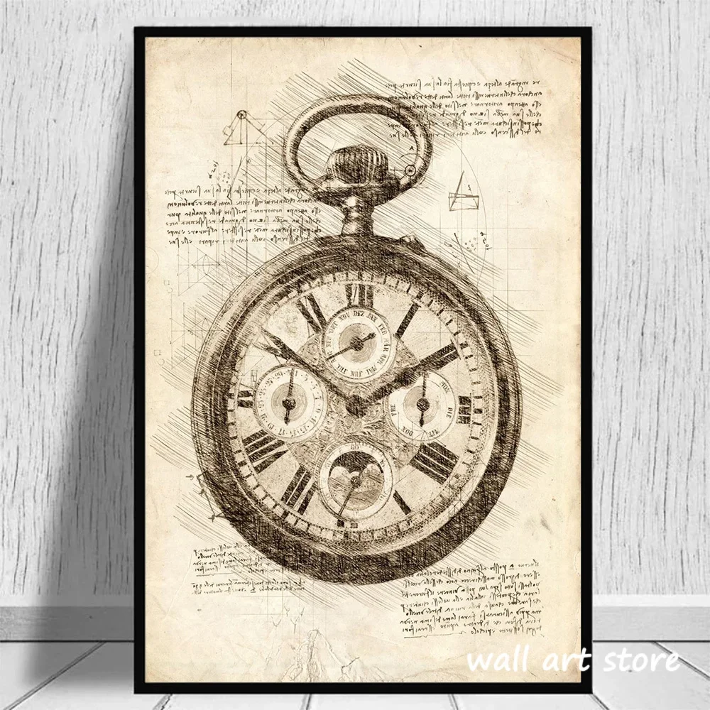 Vintage İzle Kroki Posteri Diş - Interior Design Sketch incelemesi ve fiyatı