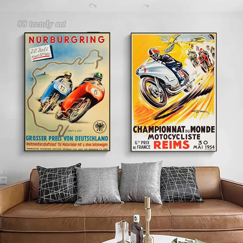 Vintage 24 Horas Motosiklet Ya - Interior Design Sketch incelemesi ve fiyatı
