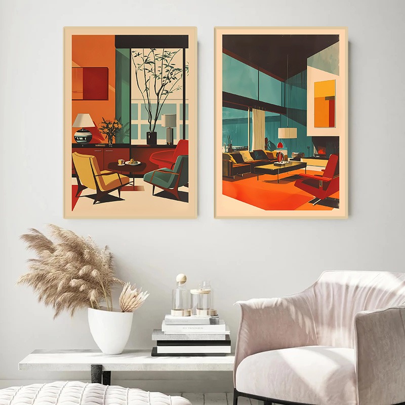 Çerçevesiz Vintage İç Mekan Mi - Interior Design Layout incelemesi ve fiyatı
