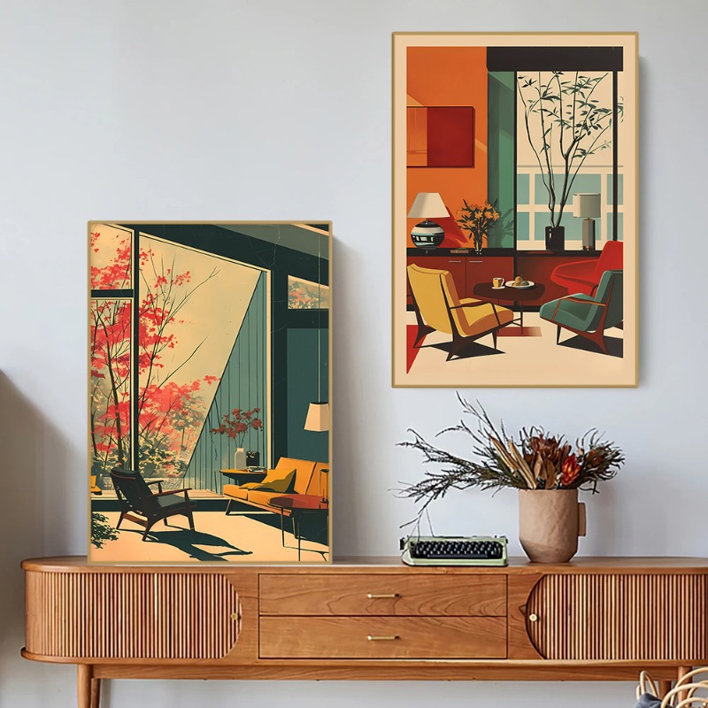 Çerçevesiz Vintage İç Mekan Mi - Interior Design Layout incelemesi ve fiyatı