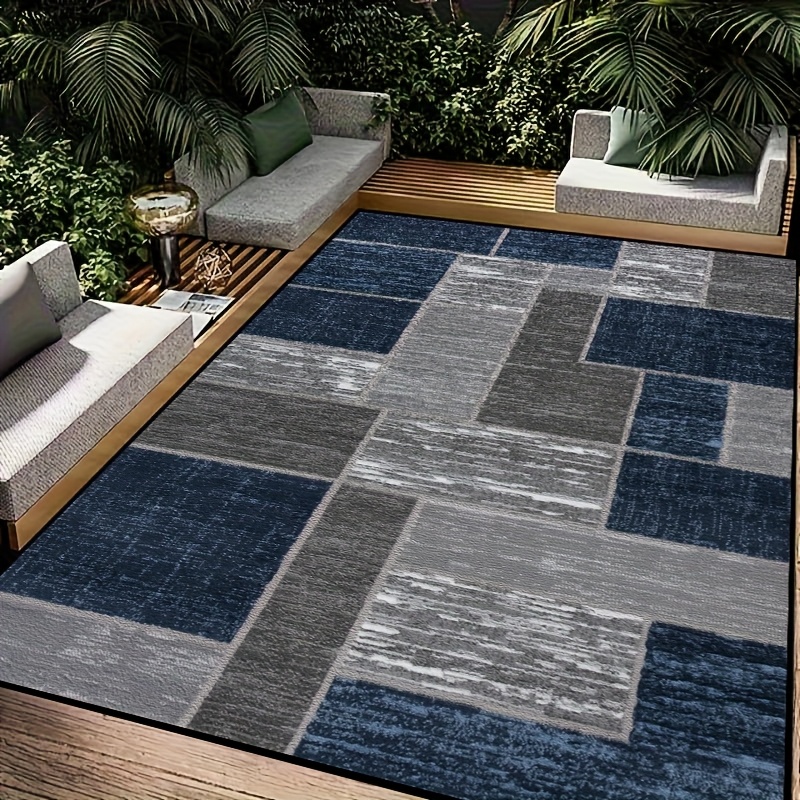 Çağdaş Renk Bloklu Zemin Matı  - Interior Design Deck incelemesi ve fiyatı