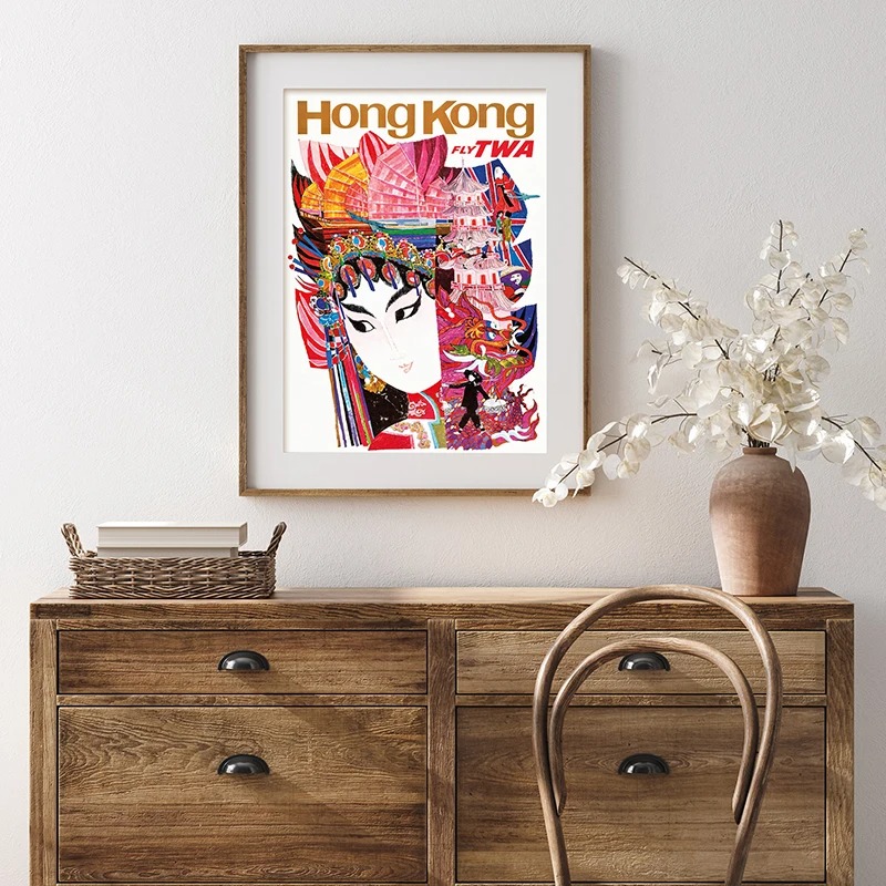 Seyahat Retro Poster sanat boy - Interior Design Sketch incelemesi ve fiyatı