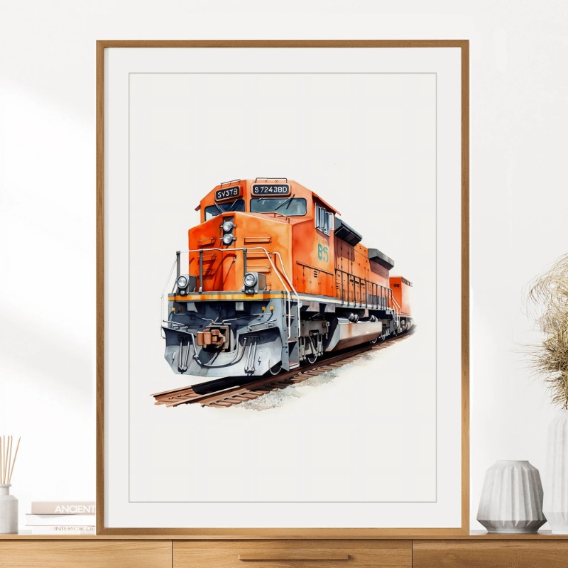 Suluboya Retro Buharlı Tren De - Interior Design Sketch incelemesi ve fiyatı