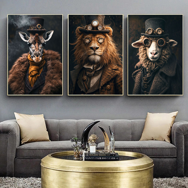 Serin Steampunk hayvanlar port - Interior Design Sketch incelemesi ve fiyatı