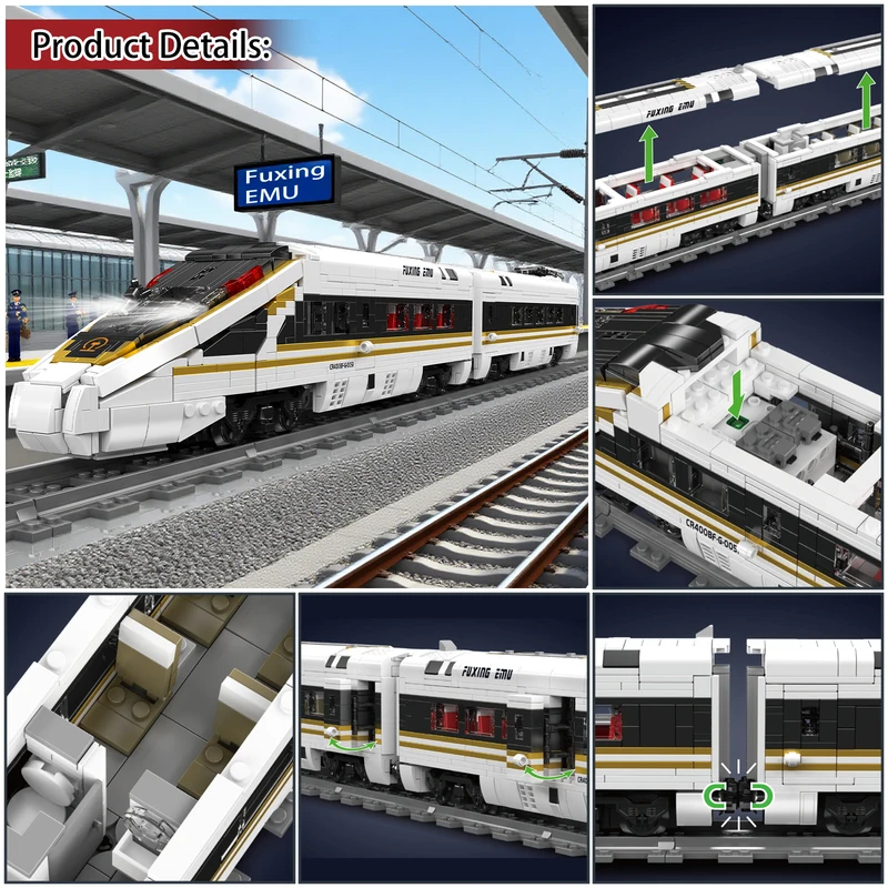 12015 Yüksek Hızlı Demiryolu T - Interior Design Lego incelemesi ve fiyatı
