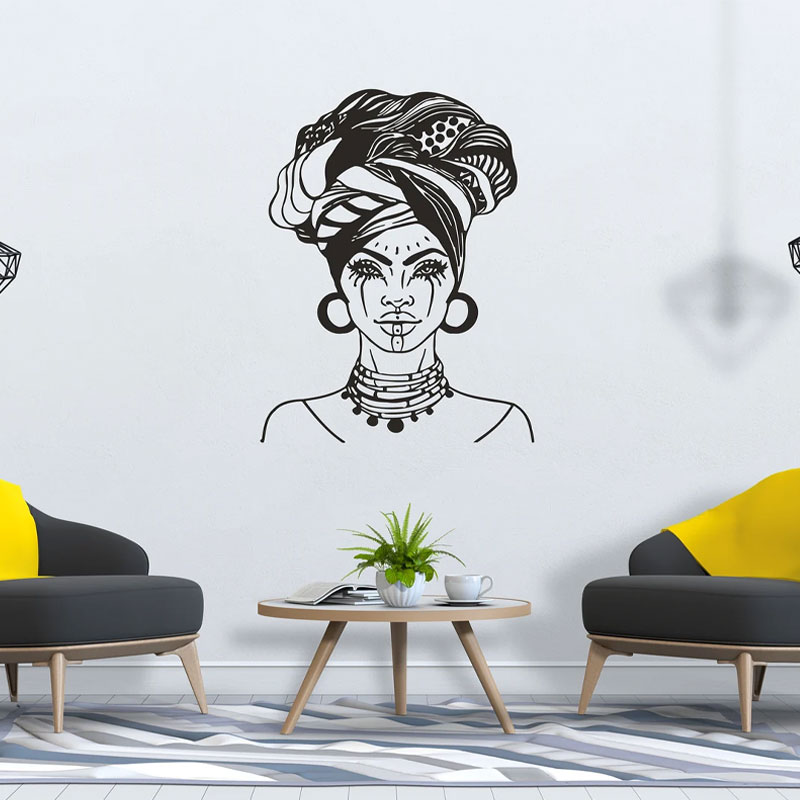 Güzel Afrikalı Kadın Duvar Çık - Interior Design With Wallpaper incelemesi ve fiyatı