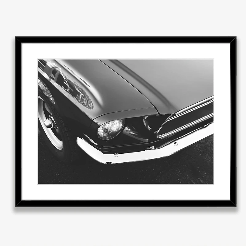 Siyah ve beyaz Ford Mustang kl - Interior Design Sketch incelemesi ve fiyatı