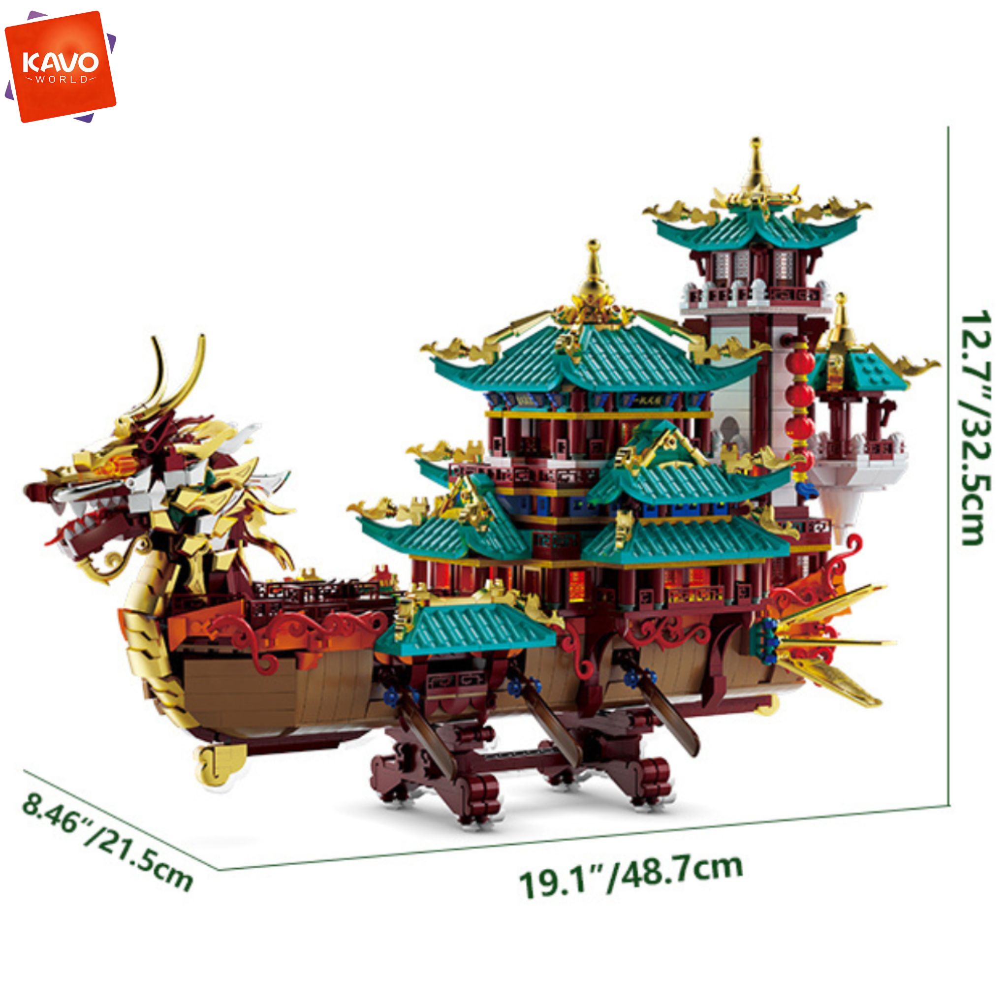 KAVOWORLD 2453 parça Ejderha T - Interior Design Lego incelemesi ve fiyatı