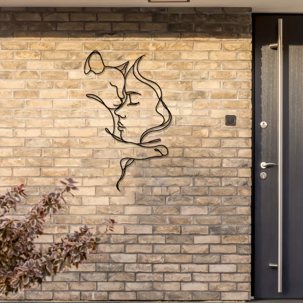 Şık Siyah Kedi ve Kadın Metal  - Interior Design Women incelemesi ve fiyatı