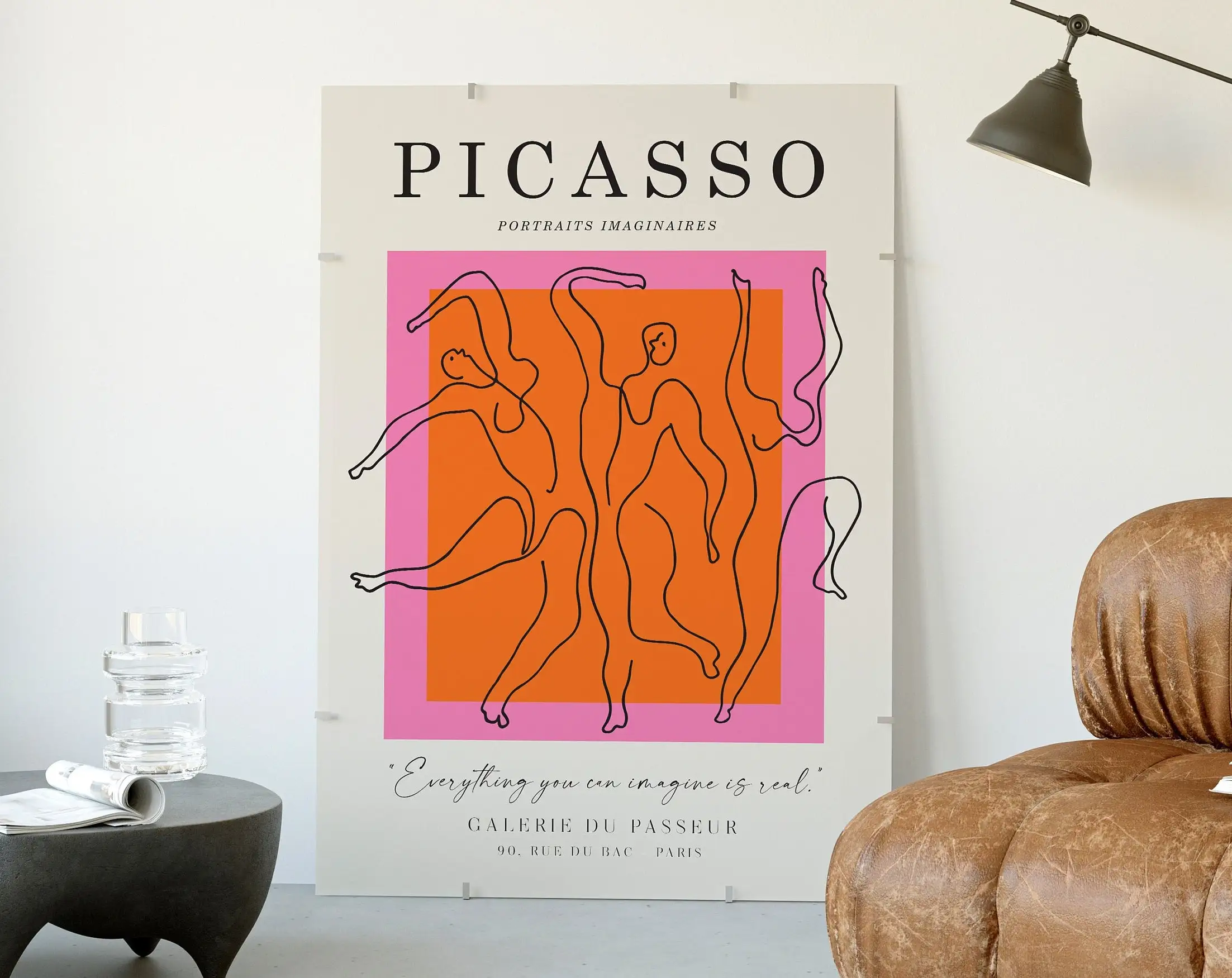 Picasso Sergi Duvar Sanat Bask - Interior Design Sketch incelemesi ve fiyatı