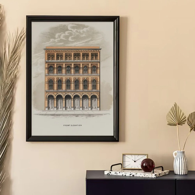 Vintage Çizim Kroki Geometrik  - Interior Design Sketch incelemesi ve fiyatı
