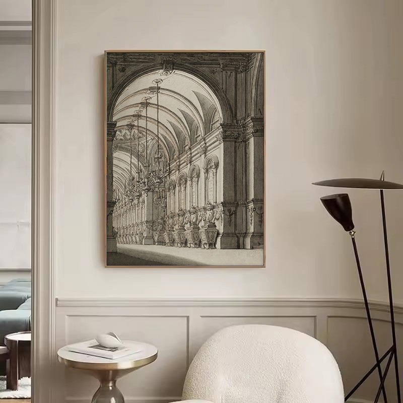 Vintage Çizim Kroki Geometrik  - Interior Design Sketch incelemesi ve fiyatı