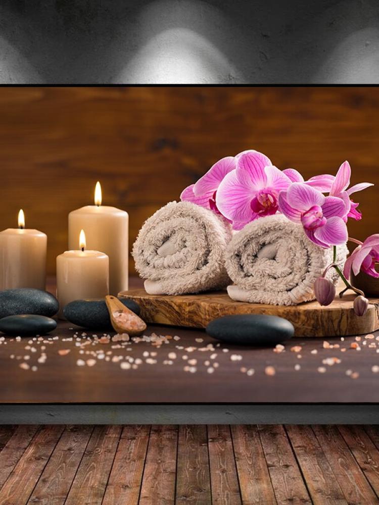 Mum Spa Zen taş orkide çiçek p - Interior Design Sketch incelemesi ve fiyatı